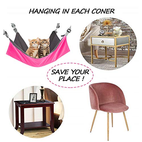 HOMEYA Small Animal Guinea-Pig Hanging Hammocks Bed Pet Cage Hammock for Ferret Cat Rat Chinchilla Hamster Cavy Degu Gerbil Rabbit Playing Cozy Activity Fun Toy (Guinea-Pig Size) - color: Guinea-pig Size Red