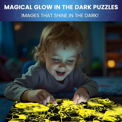 30 Pieces Puzzles for Kids Ages 3-5 – 4 Jigsaw Toddler Puzzles Ages 4-6 - color: Dinosaur & Animals