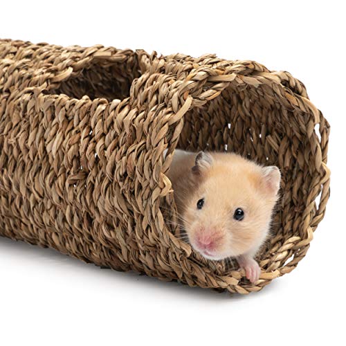 Niteangel Creative & Composable Hamster Tunnel: Edible Seagrass & DIY Tube - size: HC