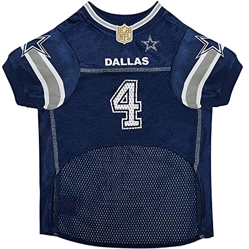 Dak Prescott Dallas Cowboys Mesh Pet Jersey - color: Dak Prescott, size: X-Small