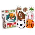 Agape Organic Catnip & Silvervine Filled Cat Toy Balls with Bell Sound - size: 4 Ball Set