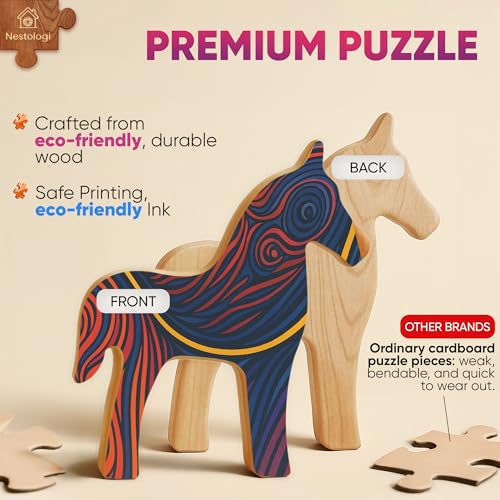 Sea Turtle Wooden Jigsaw Puzzle 150 Pieces - color: Turtle