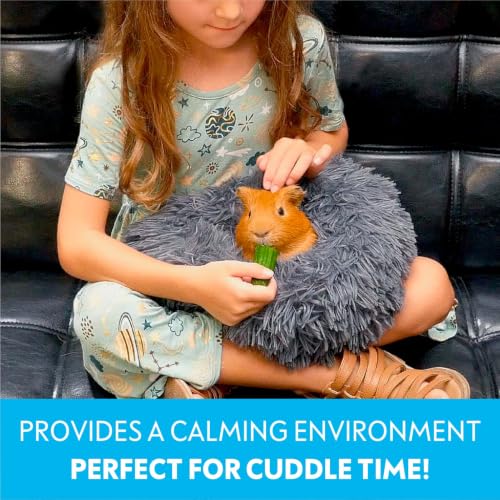 Paw Inspired Furr-O Burrowing Pet Bed Enrichment,Removable Base, Light Gray - color: Light Gray