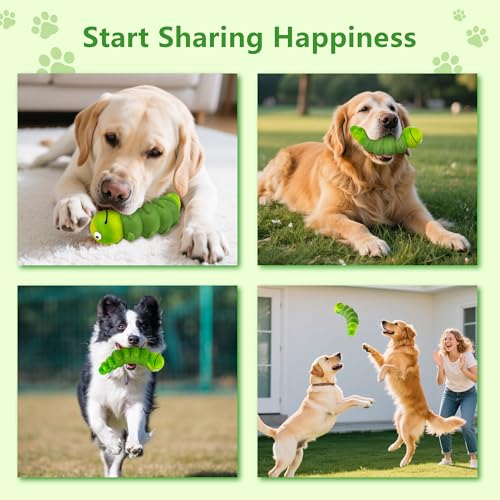 Indestructible Dog Toys for Aggressive Chewers, Tough Toy - color: Green