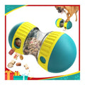 Mankoda Interactive Dog Puzzle Toy, Rolling Treat Dispenser Slow Feeder - color: Green