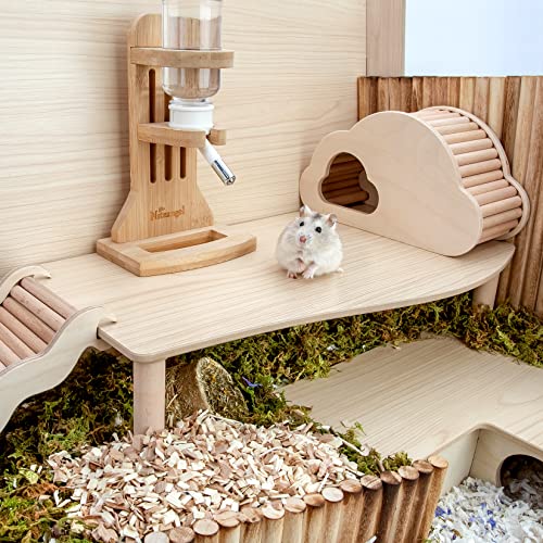 Niteangel Hamster Play Wooden Platform: Wave - 15.7" L x 9" W - 7" H - size: Wave - 7" Height