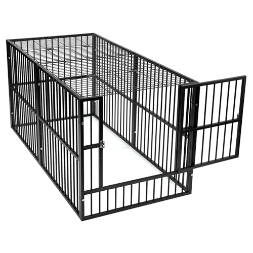 Dog Playpen 32" Height Roof - color: Roof, style: 6 panels with door
