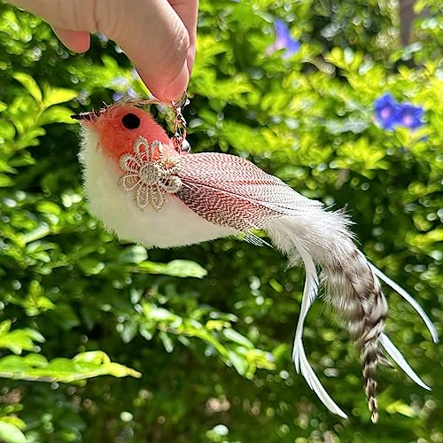 Cat Feather Toys Refill, 5 Pieces Attachments Feathers Bird for Cat Wand - color: 5PCS Cat Feather Bird Refills