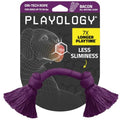 Playology Tug Rope Dog Toys for Medium Dogs - Medium, Bacon Scent - size: Medium, style: Bacon