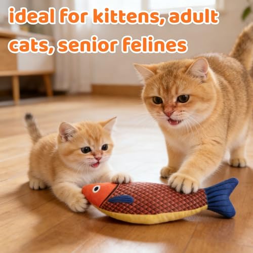 6 Pack Catnip Toys for Indoor Cats, Interactive Cat Toys with Catnip, Chew Kicker, Cat Chew Toy for Adult Cats & Kitten - color: 6 Pack