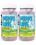 Atomic Bubbles: Puppy Love Bubbles: Birthday Cake Scented 2 Pack - 4oz Bottles, Dog Interactive Toy, Pet Safe, Non-Toxic, Indoor/Outdoor, Long Lasting - style: Birthday Cake