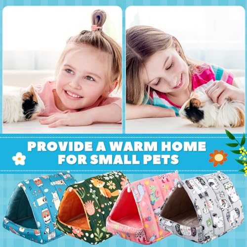 Cinnvoice Guinea Pig Hideout Bed Washable House Cage, Wonder Tale, 7.9 in - size: 7.9 in, style: Wonder Tale