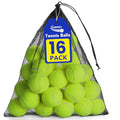 FURWEY Yellow Tennis Balls for Dogs, 2.5 inches, 16 Pack, Non Squeaky - color: yellow, size: 16P