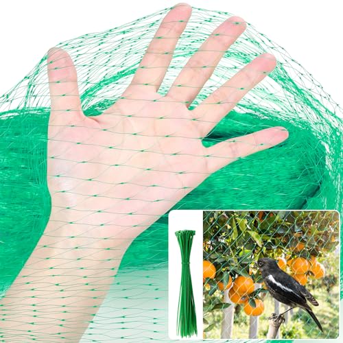 Kikhope Bird Netting, 13x20 ft Garden Mesh Net for Plants and Vegetables - size: 13x20 ft