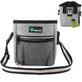 PetAmi Hands Free Dog Treat Pouch for Training and Walking, Gray - color: Heather Gray