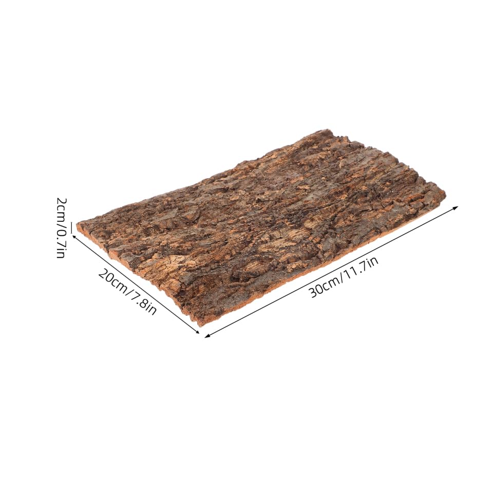 Zerodeko Reptile Tree Bark Terrarium Decor 2 Pack 11.79X7.86X0.79in