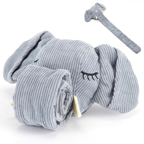 Trunk or Treat Plush Toy for Dogs, Snuffle Interactive Dog Treat Puzzle, Puppy Plush Toy, Machine Washable Dog Enrichment, Made of Recycled Materials, All Breed Sizes, Elephant - color: Elephant