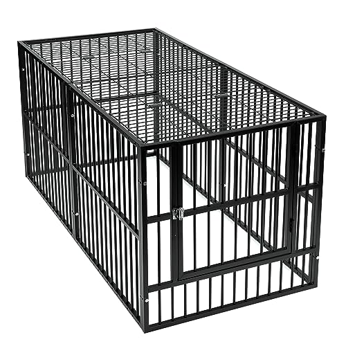 Dog Playpen 32" Height Roof - color: Roof, style: 6 panels with door