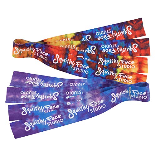 Squishy Face Studio Lure Value Pack for Flirt Pole V2, Rainbow, Purple/Blue Tie Dye, Model Number: V2LU-VP2