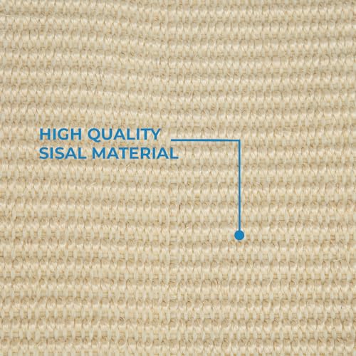 Best Pet Supplies Catify Hanging Cat Scratcher - Log, Beige - color: Beige Log