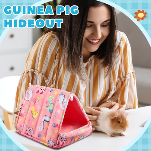 Cinnvoice Guinea Pig Hideout Bed Washable House Cage, Wonder Tale, 7.9 in - size: 7.9 in, style: Wonder Tale
