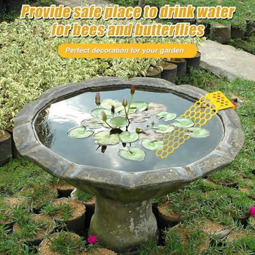 2PCS Floating Bee Ladders, Beehive-Shaped Floating Bee Island for Drinking