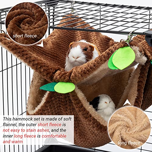 Guinea Pig Hideout, Hammock & Tunnel, Washable Cage Accessories - size: One Size