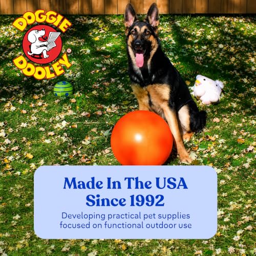 Doggie Dooley Virtually Indestructible Dog Ball - 14 Inch, Red - color: Red, size: X-Large (14 inch)