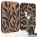 2 Pack Cat Wall Scratcher, Art Cat Scratching Board for Cats - color: Black & White 2