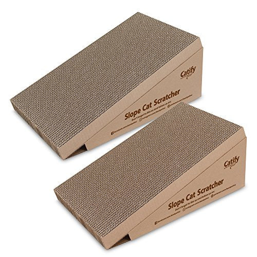 Best Pet Supplies Catify Cat Scratcher Pads - Slope, 2-Pack - color: Slope (2 Pack)