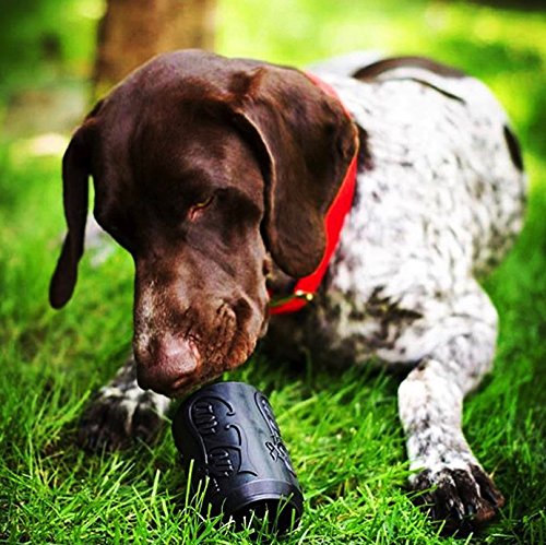 SodaPup Magnum Soda Can – Dog Treat Dispenser & Chew Toy Made in USA from Our Most Durable Non-Toxic, Pet-Safe, Food Safe Natural Rubber for Mental Stimulation, Problem Chewing, Calm Nerves, & More - color: Black Magnum Can Toy, size: Medium