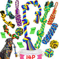 SHARLOVY Dog Rope Toy for Medium Dogs, 14 Pack Heavy Duty Dog Chew Toys - color: 14 Packs, size: Large