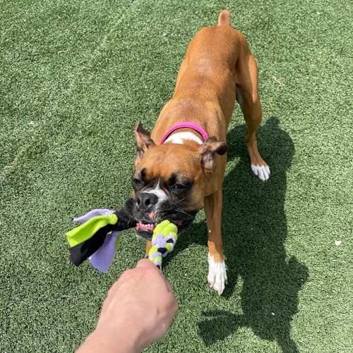 Patented Fleece Tug Toy for Dogs (Lavender) - color: LAVENDER