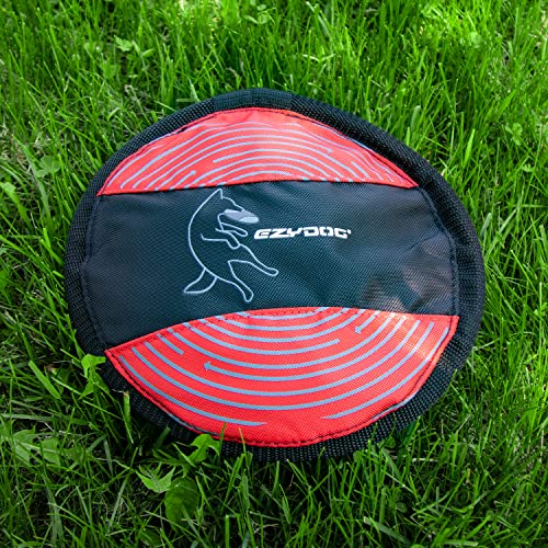 EzyDog Fido Flyer Dog Flying Disc, Fetch Toy that Floats in Water