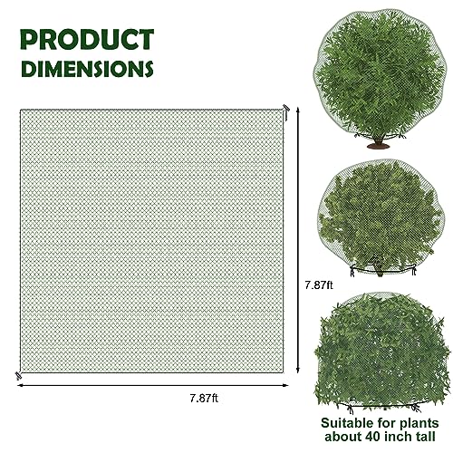 2 Pcs Deer Netting for Shrubs, Reusable Deer Plant Netting Cover - style: 2 Pcs