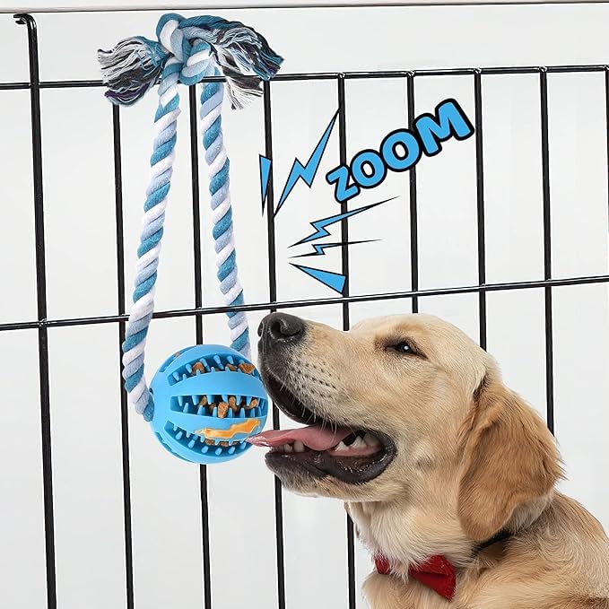 Interactive Dog Toys, Crate Training Aids for Puppies,Light Blue - color: light blue