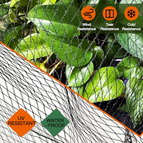Bird Netting for Garden,13 x 32 FT Extra Strong Mesh Netting Heavy Duty Kit