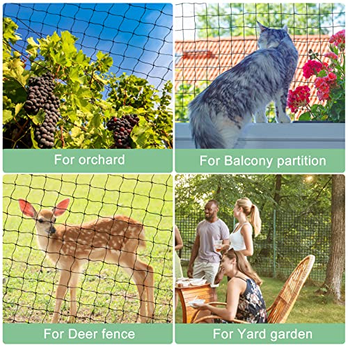 BSTPCOO Bird Netting 50'x100' with 3/4" Mesh Hawk Net for Chicken Run - size: 50'×100'-3/4''