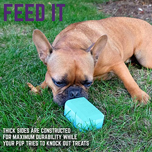 Chew King Premium Treat Dog Toy, Medium, Extremely Durable Natural Rubber Fillable Toy Collection, Frozen Feeding - color: A) Medium