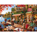 500 Piece Puzzles for Adults,Autumn Lakeside Bookstore Jigsaw Puzzles - color: Lakeside Bookstore
