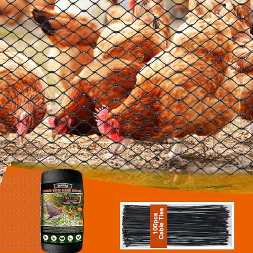 Bird Netting for Garden,13 x 32 FT Extra Strong Mesh Netting Heavy Duty Kit