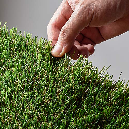 HQ4US 4LEGS Dog Grass Pad with Tray, Dog Litter Box with Artificial Grass - size: S 23”×16” for Dog＜ 19" Length