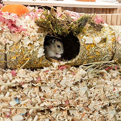 Niteangel Creative & Composable Hamster Tunnel - DIY & Build Unique Tube Burrow as Hideout for Small Sized Animals Like Hamsters Mouse Gerbils Mice (Corner) - size: Corner