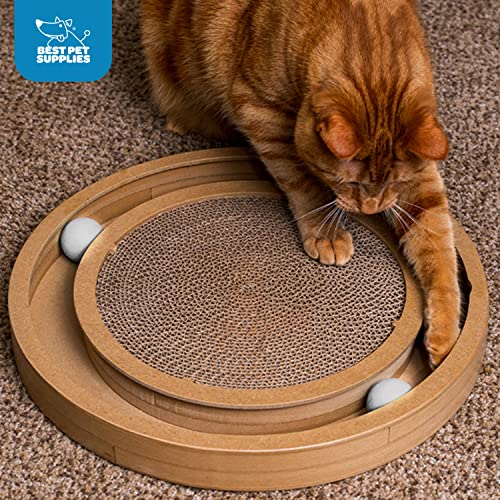 Catify Spin n' Scratch Interactive Cat Scratcher - Round - color: Scratch & Spin