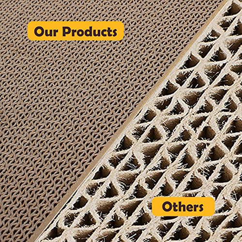 Smartbean Cat Scratcher, 17.3"L x 7.9"W x 4.7"H, Reversible Design for Double Service Life - size: Scratch Box - 5 pcs