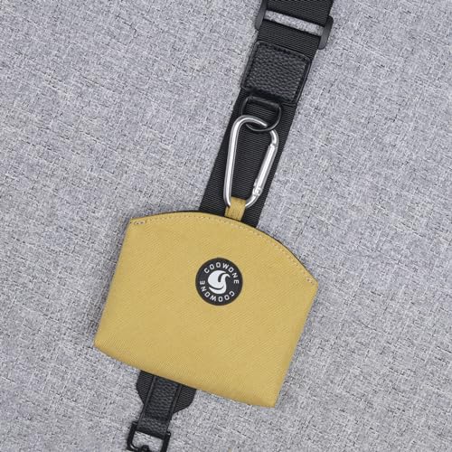Dog Treat Pouch Magnetic Closure Small Dog Training Treat Pouch Pocket Sized Small Dog Treat Pouch with Clip (Khaki) - color: Khaki