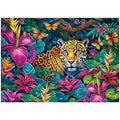 BenBen Puzzles for Adults 1000 Pieces, Jungle Leopard, Patterned Back - color: Jungle Leopard