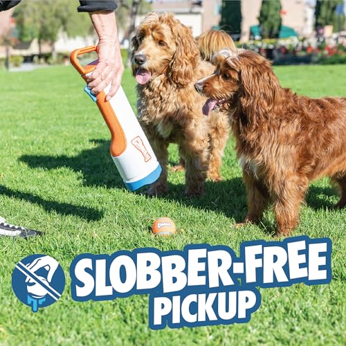 Chuckit! Cannon 16S Dog Ball Launcher, 16 Inch Size, Includes 4 Balls Total - size: Small