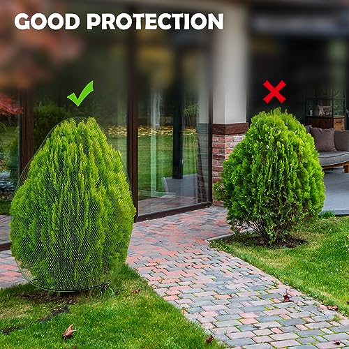 2 Pcs Deer Netting for Shrubs, Reusable Deer Plant Netting Cover - style: 2 Pcs