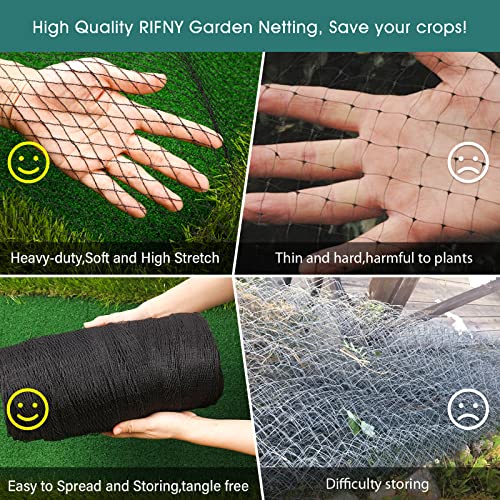 Bird Netting for Garden Protection, Anti Bird Mesh Garden Netting 28 x 30FT - size: 28 x 30 FT